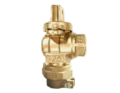 NO-LEAD CAMPAK X FIP FULL PORT ANGLE METERVALVE WITH LOCK